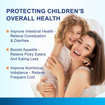 Life-Space 60 Grams, for Children 3-12 Years,10 Billion CFU & Multi Strain, Improve Appetite for Relieve Picky, Boost Digestive Health & Immune, No Refrigeration, Probiotic Powder for Children