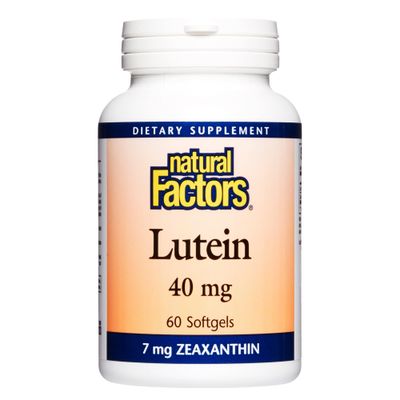 Natural Factors, Lutein 40 mg, Antioxidant Support for Healthy Eyes and Skin with Zeaxanthin, 60 Softgels