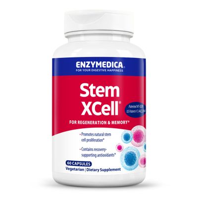 Enzymedica, Stem XCell, Enzyme and Antioxidant Support for Brain and Cellular Health, 60 Capsules
