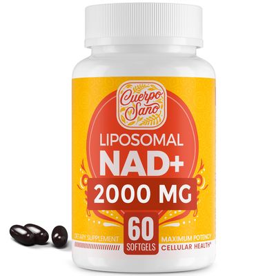 2000 MG NAD Supplement, Liposomal NAD+ Supplement with High Absorption, More Efficient Than Nicotinamide Riboside, Pure &amp; Plus Boosting Supplement, Aging Defense, Metabolism &amp; Cellular, 60 softgels