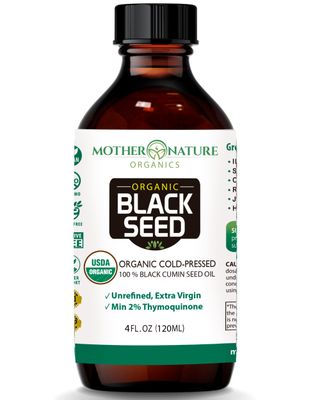 Organic Black Seed Oil - Cold Pressed Unrefined USDA Certified - Hexane Free - Turkish Origin Premium Nigella Sativa - Glass Bottle - Vegan, Gluten-Free, Non-GMO, Antioxidant Immune Support (4oz)