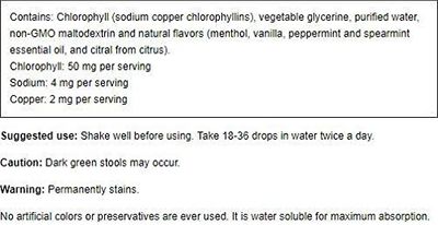 Herbs Etc. Chloroxygen Mint Chlorophyll Concentrate 2-Ounce Bottle