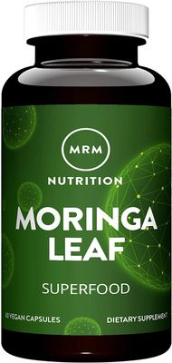 MRM Nutrition Moringa Leaf Capsules | 600mg Moringa | Superfoods | 60 Servings