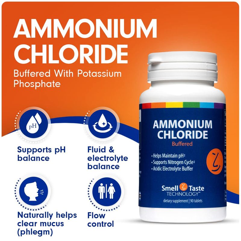 Lyte Balance Ammonium Chloride + Potassium Phosphate Supplement | Nutritional Supplement Buffered w/Potassium Phosphate | Helps Maintain Proper PH Levels, Muscle Building, Mucus &amp; Cough | 90 Tablets