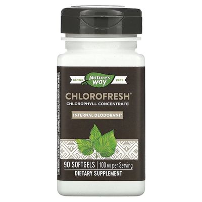 Pack of 2 x Nature&#39;s Way Chlorofresh - 90 Softgels