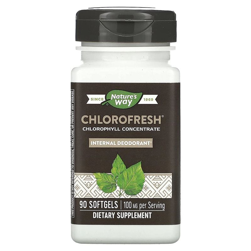 Pack of 2 x Nature's Way Chlorofresh - 90 Softgels