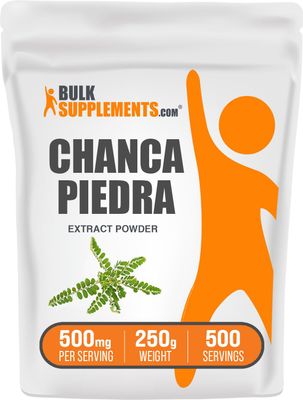 BulkSupplements.com Chanca Piedra Extract Powder - Chanca Piedra Stone Breaker, Herbal Supplement, Chanca Piedra Powder - Gluten Free, 500mg per Serving, 250g (8.8 oz) (Pack of 1)