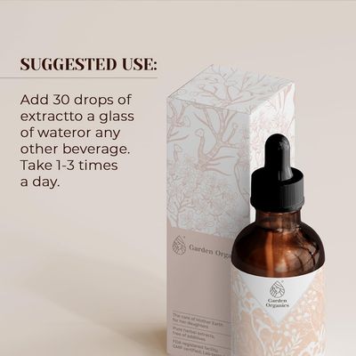 Slippery Elm Alcohol-Free Natural Tincture Extract, Immune System Booster, Liquid Drops Made from 100% (2 fl oz)