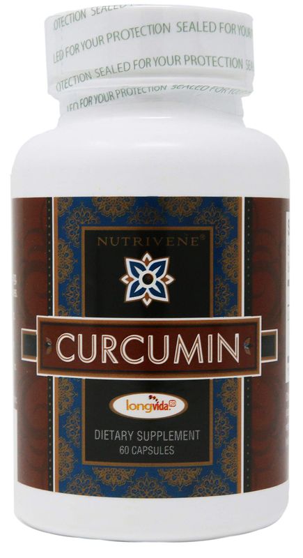 Curcumin, Longvida by Nutrivene (500 mg, 60 capsules)