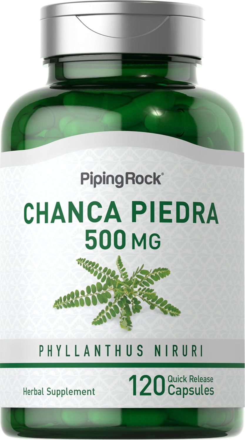 Piping Rock Chanca Piedra Capsules 500mg | 120 Count | Herb Supplement | Non-GMO, Gluten Free