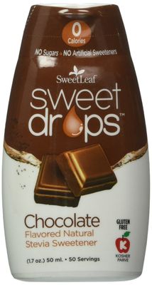 SweetLeaf Sweet Drops Liquid Stevia Sweetener, Chocolate, 1.7 Ounce