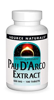 Source Naturals Pau D&#39;Arco Extract Dietary Supplement - 100 Tablets