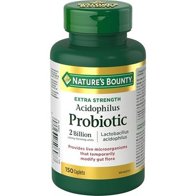 Nature&#39;s Bounty Acidophilus Probiotic 2 Billion, 150 caplets