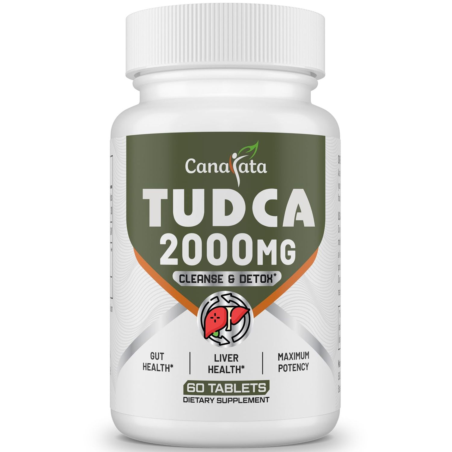 TUDCA Liver Supplements 2000mg - Strong Bile Salts Support Liver Detox &amp; Cleanse - Liver and Gallbladder Health Formula-Easy to Swallow Tablets-30 Days Supply