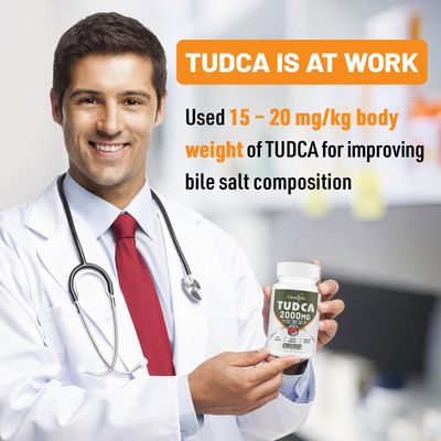TUDCA Liver Supplements 2000mg - Strong Bile Salts Support Liver Detox &amp; Cleanse - Liver and Gallbladder Health Formula-Easy to Swallow Tablets-30 Days Supply