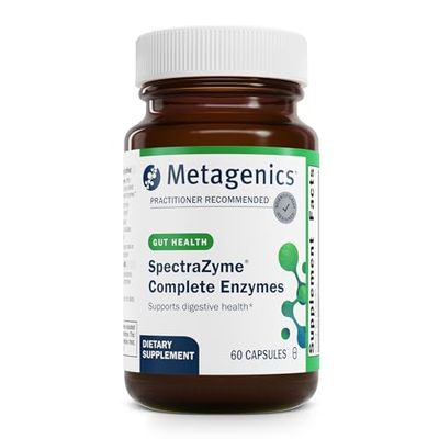 Metagenics SpectraZyme Complete Enzyme Complex - Digestive Enzymes Supplement - Digestive Health for Men &amp; Women* - Non-GMO - 60 Capsules