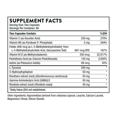 THORNE Emotion Balance Support (Formerly Deproloft-HF) - Botanical Supplement for Positivity and Stress Management - 120 Capsules