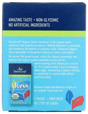 SweetLeaf Organic Stevia Sweetener, 70 Count