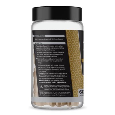 Project Liver Support, Aids Liver Health, Antioxidant Support* (60 Capsules)