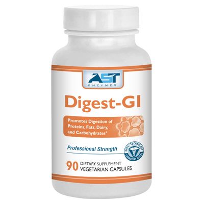 AST Enzymes Digest-GI Digestive Enzyme - Digestion and Bloating Relief for Women and Men - 90 Vegetarian Capsules