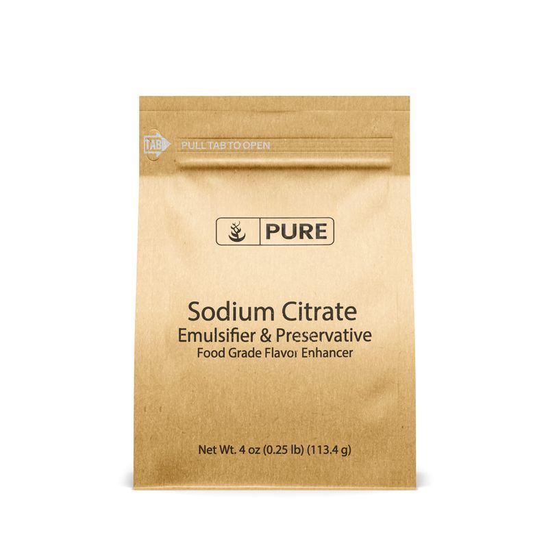 Pure Original Ingredients Sodium Citrate (4 oz) Preservative &amp; Emulsifier for Molecular Gastronomy