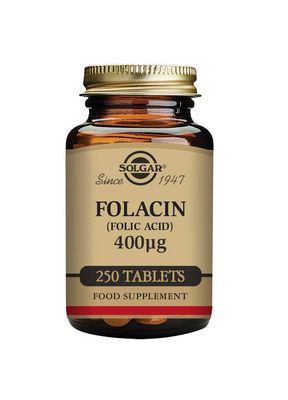 Solgar Folate 666 mcg DFE (Folic Acid 400 mcg), 250 Tablets - Heart Health - Prenatal Support - Non-GMO, Vegan, Gluten Free, Dairy Free, Kosher - 250 Servings