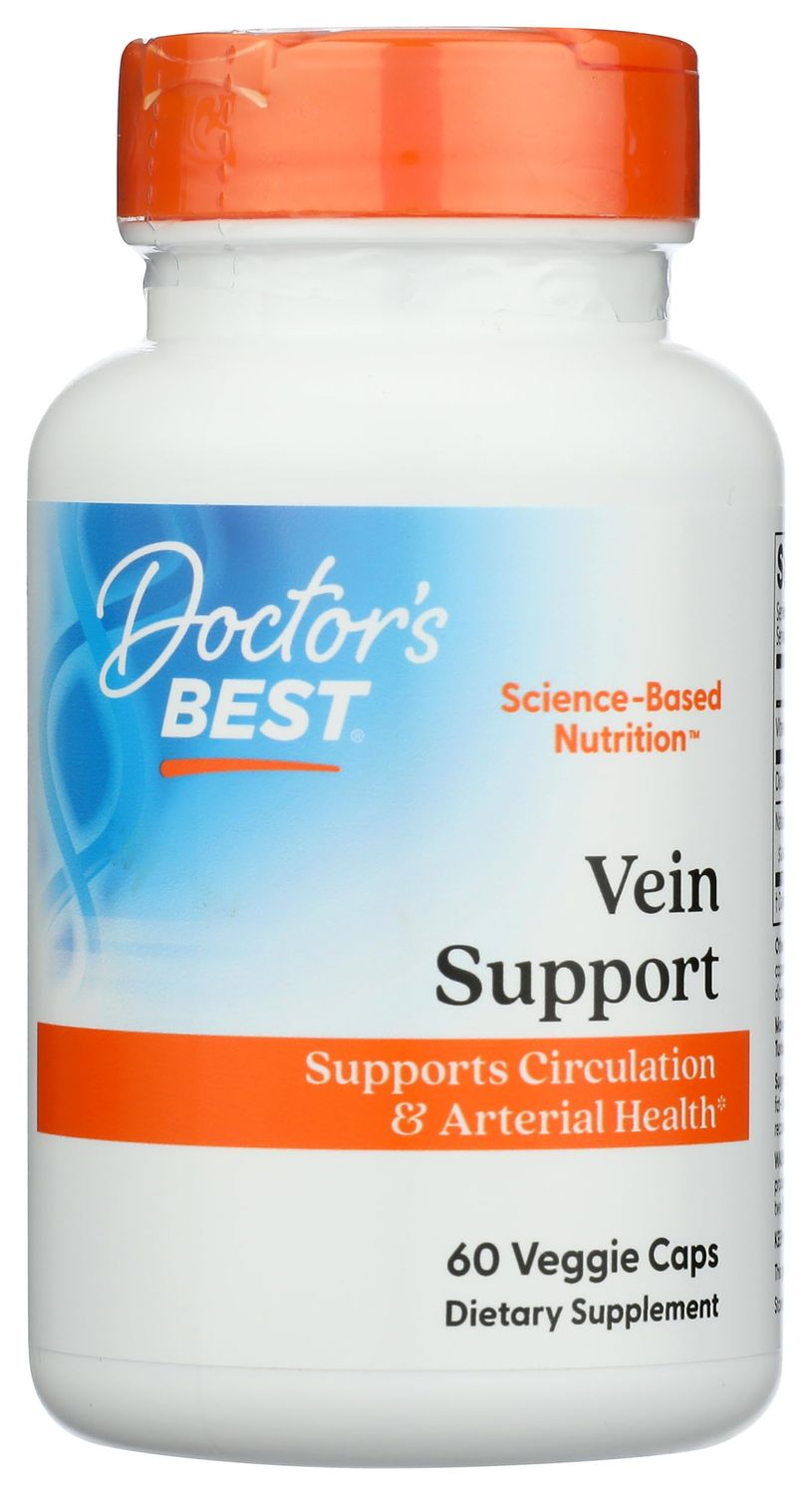 Doctors Best Vein Support Featuring DiosVein &amp; MenaQ7, 60 CT