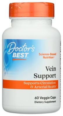 Doctors Best Vein Support Featuring DiosVein &amp; MenaQ7, 60 CT
