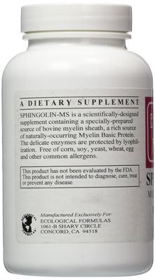 Ecological Formulas - Sphingolin 200 mg 240 caps [Health and Beauty]
