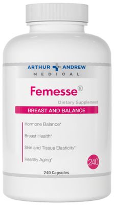 Arthur Andrew Medical, Femesse, Breast and Balance, Beauty and Hormone Support, Vegan, Gluten Free, 240 Capsules (60 Servings)
