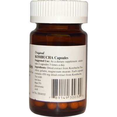 Pronatura Original Kombucha Tea Capsules 30 Caps