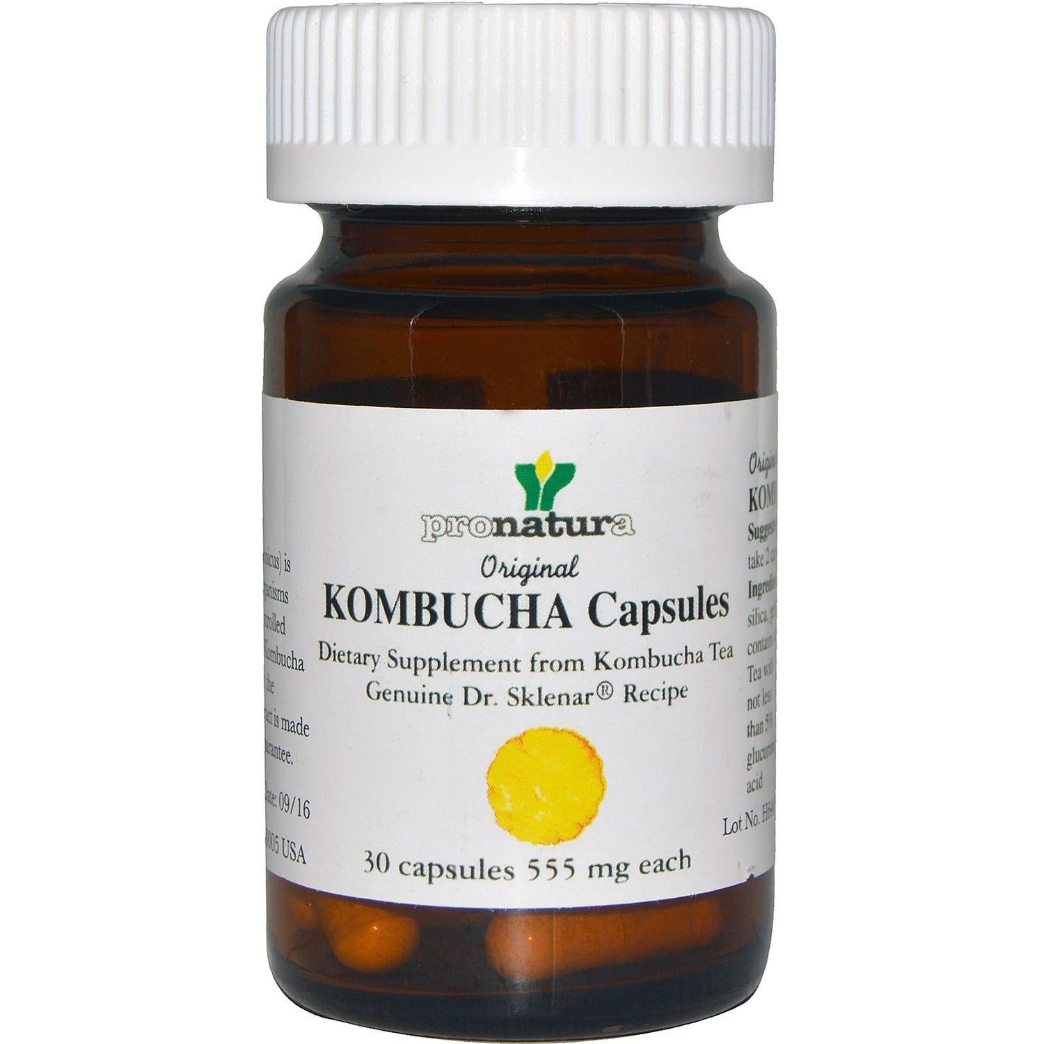 Pronatura Original Kombucha Tea Capsules 30 Caps
