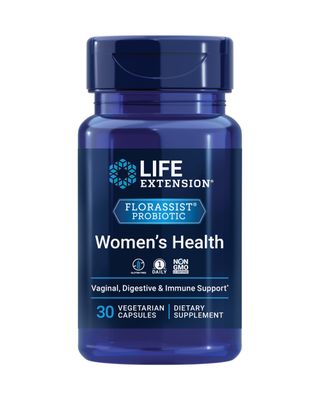 Life Extension FLORASSIST Probiotic Women&#39;s Health, Vaginal Health, Digestive Health, Immune Health, Gluten-Free, Non-GMO, Vegetarian, Once-Daily Formula, 30 Capsules