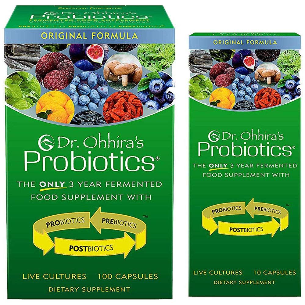 Dr. Ohhira&#39;s Probiotics, Daily, Original Formula, 100 Caps with Bonus 10 Capsule Travel Pack, No Refrigeration, Non-GMO