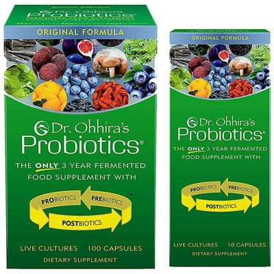 Dr. Ohhira&#39;s Probiotics, Daily, Original Formula, 100 Caps with Bonus 10 Capsule Travel Pack, No Refrigeration, Non-GMO