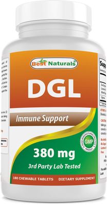 Best Naturals DGL Chewable 380 mg 180 Tablets