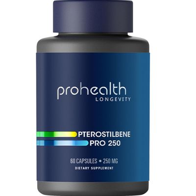 Pterostilbene Supplement (250mg, 60 Capsules) | Clinically Proven, Third-Party Tested Antioxidant for Heart &amp; Brain Health | Activates Longevity Genes
