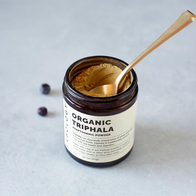 100% Organic Triphala Powder 7.8 oz - Ayurvedic Blend of Amla, Haritaki & Bibhitaki - Gut Health - Straight from Farm in India - Raw, Vegan and Gluten-Free - Non-GMO - No Additives or Preservatives