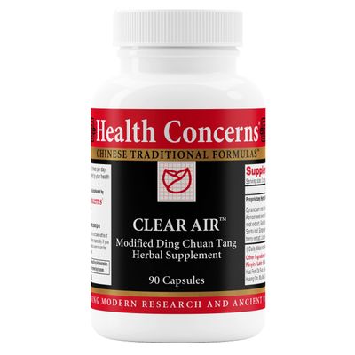Health Concerns Clear Air - Lung Health &amp; Respiratory Support Supplement - 90 Capsules