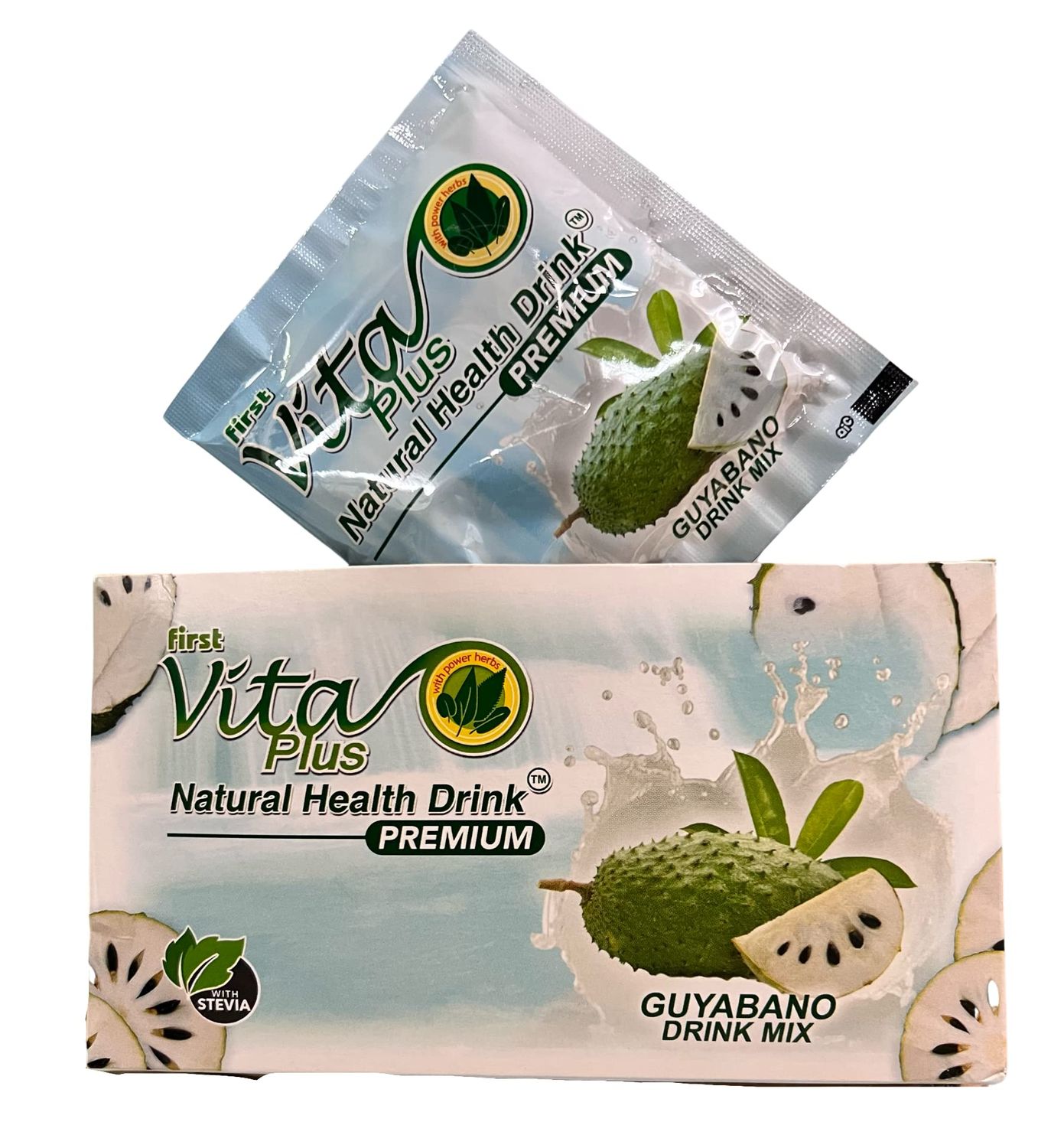 First Vita Plus - Guyabano (Graviola, Annona Muricata, Guanabana, Soursop) 20 sachets
