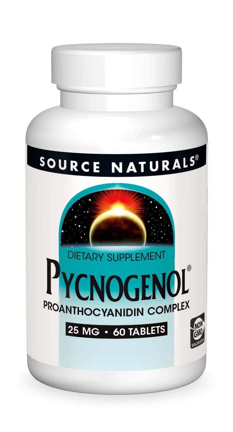 Source Naturals Pycnogenol 25 mg Proanthocyanidin Complex - 60 Tablets