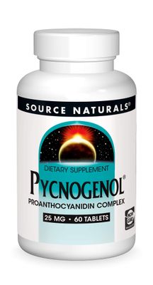 Source Naturals Pycnogenol 25 mg Proanthocyanidin Complex - 60 Tablets