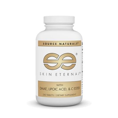 Source Naturals Skin Eternal with DMAE, LIPOIC Acid, &amp; C Ester 240 Tablets | Dietary Supplement