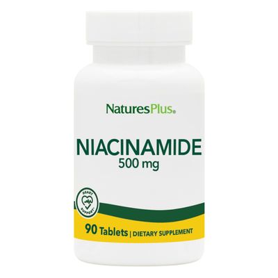 Niacinamide, 500 mg, 90 Tablets, NaturesPlus