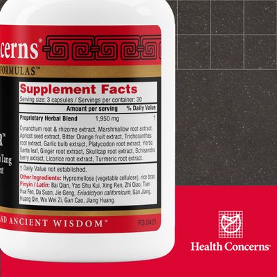 Health Concerns Clear Air - Lung Health &amp; Respiratory Support Supplement - 90 Capsules