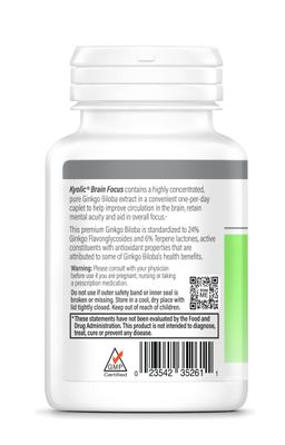 Kyolic Specialty Series, Brain Focus, Mental Acuity &amp; Focus, 60 Caplets
