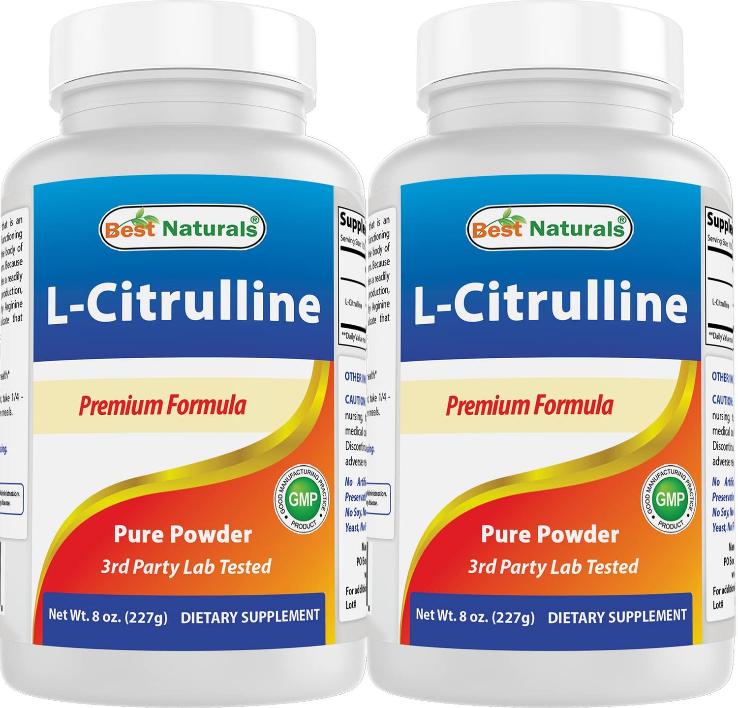 Best Naturals L-Citrulline Powder 8 OZ (8 OZ (Pack of 2))