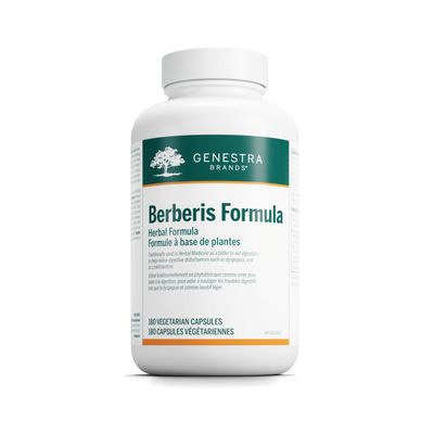 Genestra Brands Berberis Formula - Digestive Supplement - with Oregon Grape &amp; Barberry - Vegan - 180 Vegetarian Capsules
