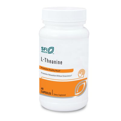 Klaire Labs L-Theanine - 100mg Suntheanine to Promote Promote Relaxation (60 Capsules)
