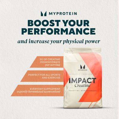 Myprotein Creatine Monohydrate Powder, 0.5 Lb (45 Servings) Pure Unflavored Creatine Powder, Post/Pre Workout Supplement for All Sports & Exercises